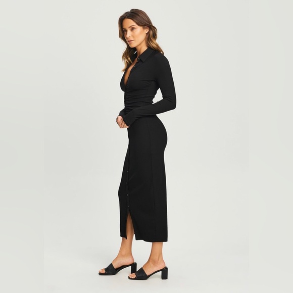 Calli Ash LS Midi Dress| AU 10/US 6 - Picture 2 of 7